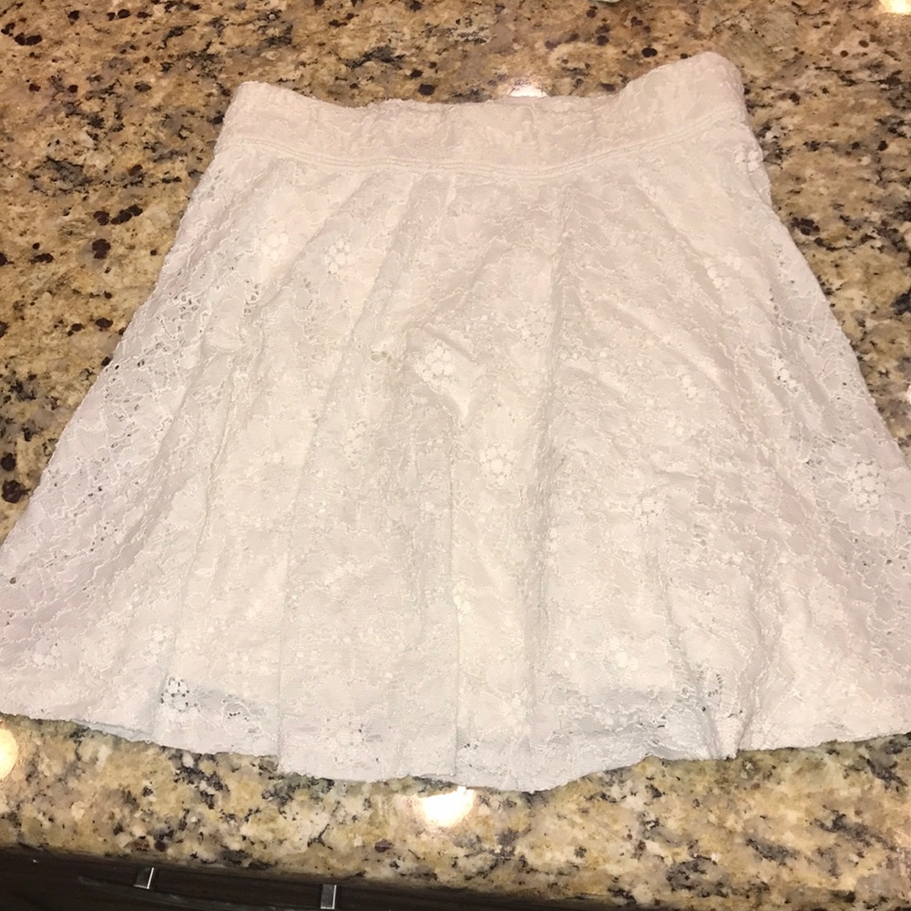 White skirt